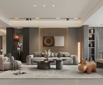 Modern A Living Room-ID:717803005