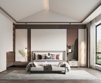 New Chinese Style Bedroom-ID:241168028