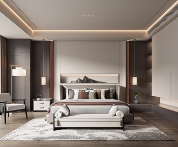 New Chinese Style Bedroom-ID:755215883