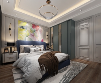 Simple European Style Bedroom-ID:429203991