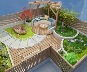 New Chinese Style Courtyard/landscape-ID:203053951