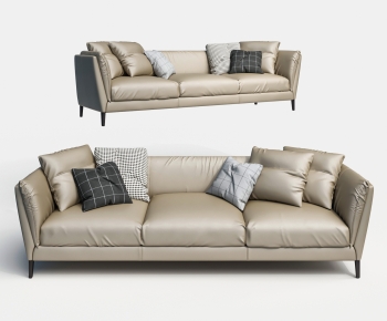 Modern Three-seat Sofa-ID:135694037