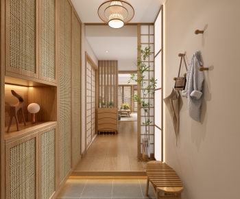 Japanese Style Hallway-ID:880563025