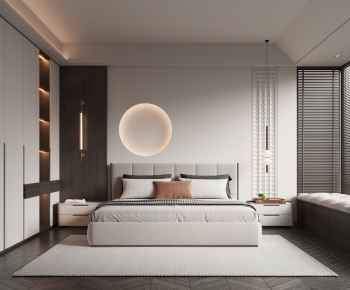 New Chinese Style Bedroom-ID:693280729