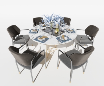 Modern Dining Table And Chairs-ID:710887919