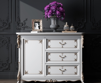 Simple European Style Side Cabinet/Entrance Cabinet-ID:968177085