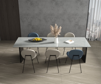 Modern Dining Table And Chairs-ID:599766975