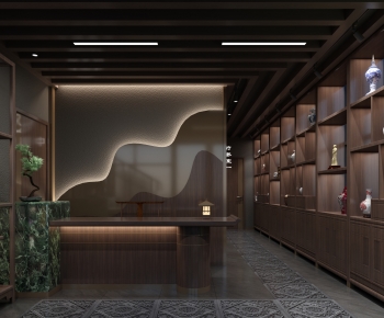 New Chinese Style Hotel Space-ID:688131097