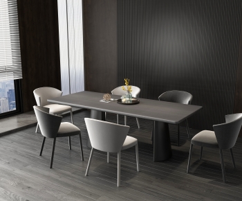 Modern Dining Table And Chairs-ID:328883896