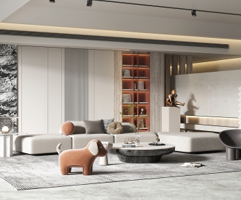 Modern A Living Room-ID:536361934