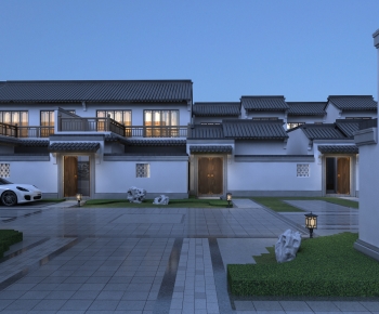 Chinese Style Villa Appearance-ID:457776075