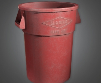 Industrial Style Trash Can-ID:461034065
