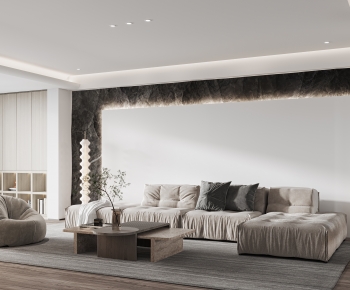 Modern A Living Room-ID:699758055