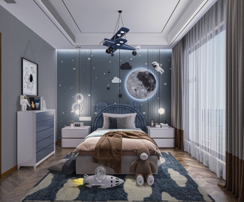 Modern Boy's Room And Son's Room-ID:835700042