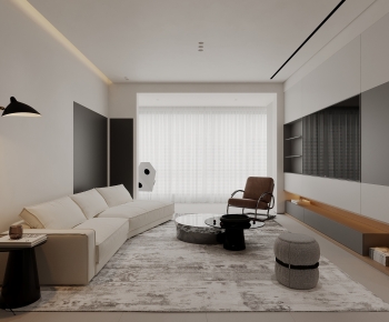 Modern A Living Room-ID:374540095