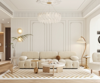 French Style A Living Room-ID:266685968