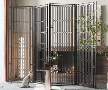 New Chinese Style Metal Screen Partition-ID:822947032