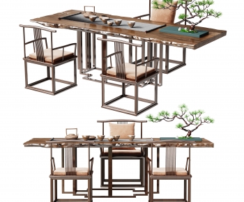New Chinese Style Tea Tables And Chairs-ID:601722004