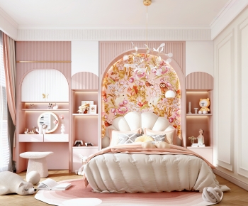 Simple European Style Girl's Room Daughter's Room-ID:107719908