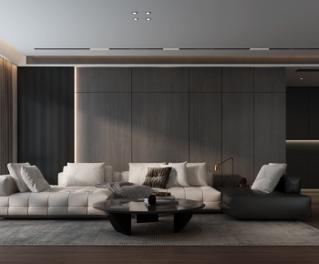 Modern A Living Room-ID:983584885