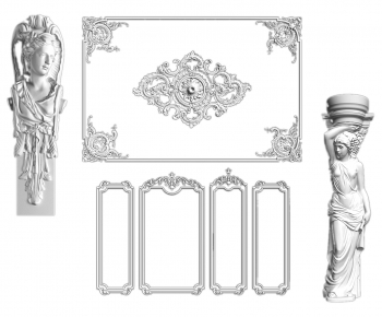 Simple European Style Carving-ID:531934027