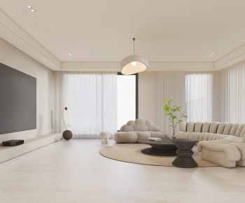 Wabi-sabi Style A Living Room-ID:428936966