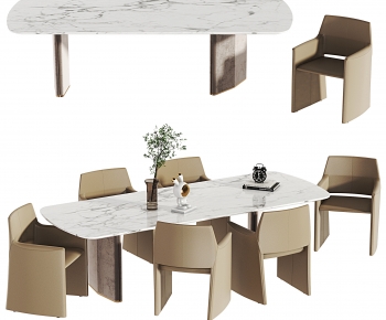 Modern Dining Table And Chairs-ID:202394965