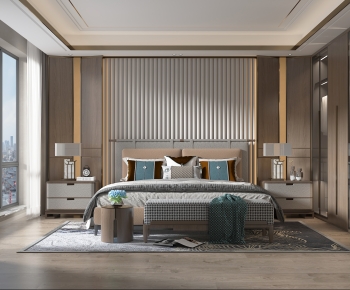 New Chinese Style Bedroom-ID:275542971
