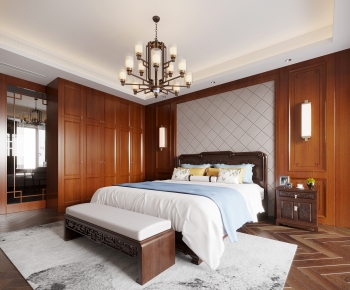 Chinese Style Bedroom-ID:851891045