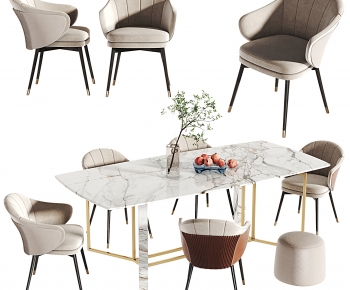 Modern Dining Table And Chairs-ID:905147084
