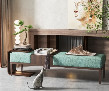 New Chinese Style Bench-ID:115149078