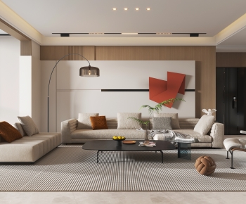 Modern A Living Room-ID:847781906