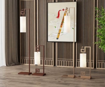 New Chinese Style Floor Lamp-ID:554591898