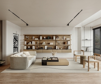 Wabi-sabi Style A Living Room-ID:785522949