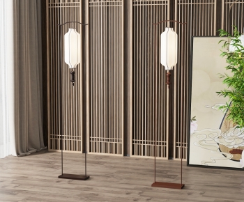 New Chinese Style Floor Lamp-ID:851634039