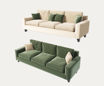 Modern Three-seat Sofa-ID:370901116