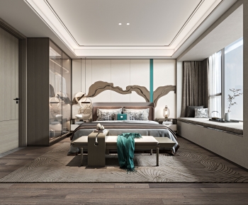 New Chinese Style Bedroom-ID:479088076