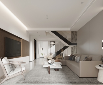 Modern A Living Room-ID:908946043
