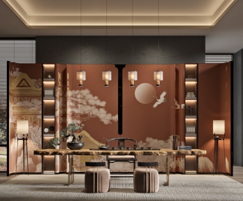 New Chinese Style Tea House-ID:305478107