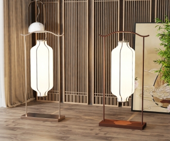 New Chinese Style Floor Lamp-ID:759339352