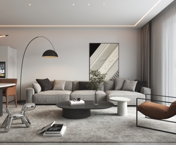 Modern A Living Room-ID:853543049