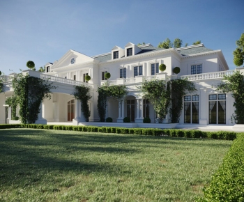 Simple European Style Villa Appearance-ID:294653895