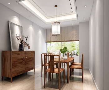 New Chinese Style Dining Room-ID:688415051