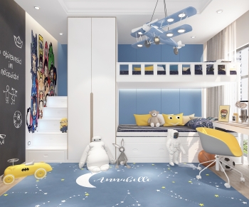 Modern Boy's Room And Son's Room-ID:528659856