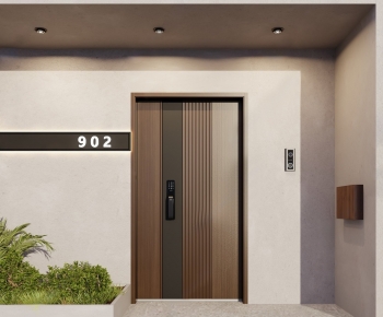 Modern Entrance Door-ID:827215915
