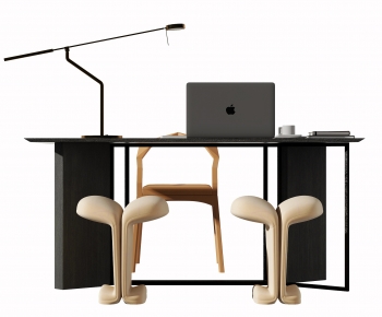 Modern Computer Desk And Chair-ID:787148001