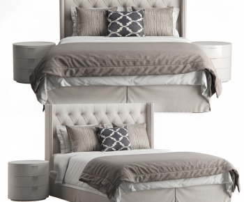 Modern Double Bed-ID:797276027