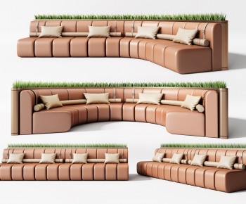 Modern Curved Sofa-ID:899930956