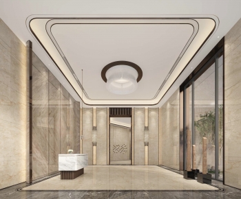 Modern Office Reception Desk-ID:107935919