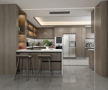 New Chinese Style Open Kitchen-ID:345118056